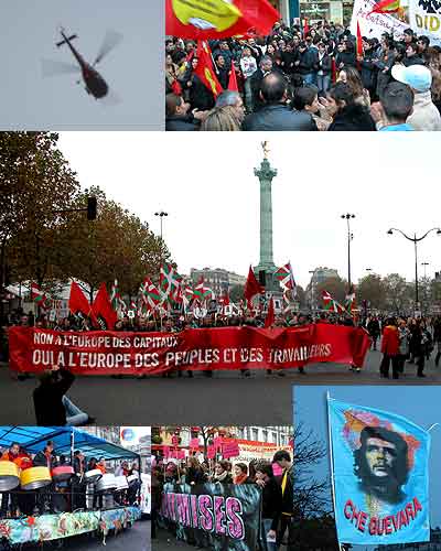 Manifestation altermondialiste à Paris
