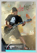 Daniel, guitariste du groupe Lofofora.