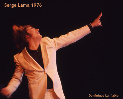Serge Lama en concert en 1976